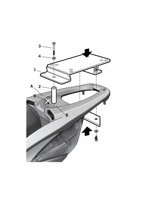 Stelaż Shad pod kufer centralny Honda SH300i (09-15)