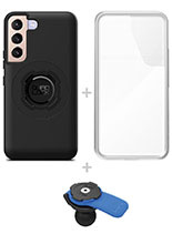 Zestaw: etui MAG na telefon Samsung Galaxy S22 (magnetyczne), wodoodporny pokrowiec MAG oraz uchwyt kulowy Quad Lock