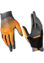 Rękawice cross Leatt X-Flow Short pomarańczowo-szaro-czarne