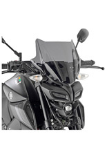 Szyba motocyklowa Kappa przyciemniana Yamaha MT 125 (20-) [mocowanie w zestawie]