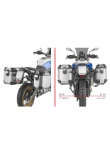 Stelaż kufrów bocznych Monokey Cam-Side GIVI PL One-Fit BMW F 900 GS (24-) [mocowany za pomocą adaptera]