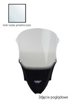 Szyba motocyklowa MRA Oryginalny kształt "O" Aprilia RSV 4 RR / RF / 1100 Factory [15-20] przeźroczysta