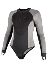 Body damskie z ochraniaczami Pando Moto Bia szare