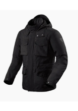Kurtka motocyklowa tekstylna REV’IT! Triomphe 2 H2O czarna