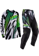 Zestaw offroadowy: bluza i spodnie Leatt Moto 3.5 czarno-szaro-zielony