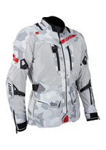 Kurtka motocyklowa tekstylna Leatt ADV FlowTour 7.5 szara