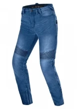 Jeansy motocyklowe damskie Shima Zenith niebieskie