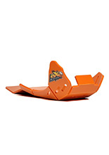 Płyta pod silnik AXP Racing Xtrem KTM 250SX/300SX/250XC/300XC (23-) z osłoną podnośnika pomarańczowa