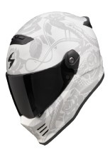 Kask integralny Scorpion Covert-FX Dragon jasnoszaro-srebrny matowy