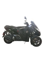 Pokrowiec na nogi Tucano Urbano Termoscud R207 Piaggio MP3 HPE (Yourban) 300 (18-23) czarny