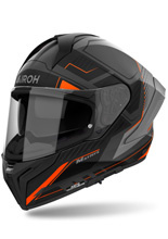 Kask integralny Airoh Matryx Rocket czarno-pomarańczowy matowy