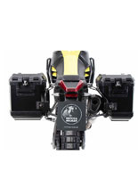 Zestaw: kufry boczne + stelaże Hepco&Becker Xplorer Cutout do Aprilia Tuareg 660 (22-24) czarne