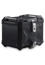 Zestaw: kufer centralny TRAX ADV + stelaż Street-rack SW-Motech KTM 250 Adventure (25-)/ 390 Adventure/ R/ X (25-) czarny [poj.: 38l]