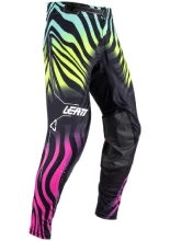 Spodnie cross Leatt Moto 5.5 I.K.S czarno-żółto-różowe