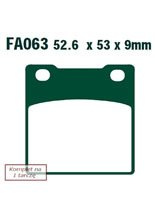 Klocki hamulcowe EBC FA063 na tył [komplet na 1 tarczę]