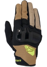 Rękawice motocyklowe tekstylne Alpinestars Chrome V2 czarno-brązowe