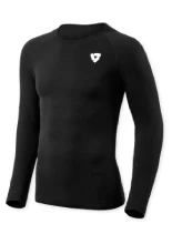 Koszulka termoaktywna z długim rękawem REV’IT! Heliox unisex, czarna