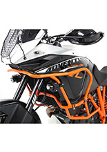 Crashbary górne Hepco&Becker KTM 1090 Adventure R [17-22] pomarańczowe