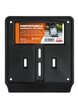 Mocowanie tablicy rejestracyjnej motocyklowe uniwersalne Lampa 188x208 [mm]