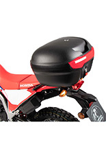 Zestaw: kufer centralny Journey 40 + stelaż Hepco&Becker Honda CRF 300 L (21-) czarny