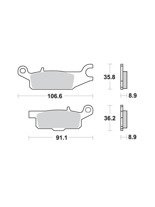KLOCKI HAMULCOWE SBS 852 SI