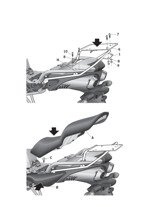 Stelaż pod kufer centralny Shad do Yamaha Fazer FZ6 N/S 600 (04-12)