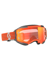 Gogle motocyklowe Scott Fury z pomarańczową lustrzaną szybą pomarańczowo-szare