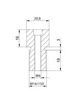 Adapter lusterek PUIG Hi-Tech 4 do kierownicy Yamaha