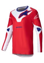 Bluza cross Alpinestars MX Racer Veil czerwono-biała