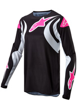 Bluza cross damska Alpinestars MX Stella Fluid biało-niebieska