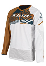 Bluza enduro Klim Dakar biało-brązowa