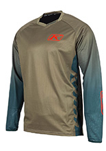 Bluza enduro Klim XC Lite zielono-niebieska