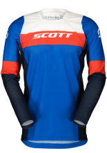 Bluza enduro Scott 450 Angled Light niebiesko-czerwona, Wyprzedaż