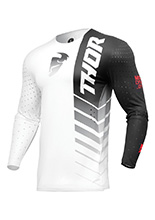 Bluza enduro Thor Prime Analog czarno-biała