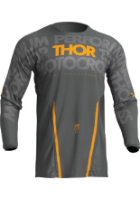 Bluza enduro Thor Pulse Mono szaro-żółta