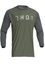 Bluza enduro Thor Terrain zielono-szara