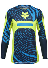 Bluza enduro dziecięca Fox Flexair Impression żółta-fluo