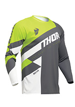 Bluza enduro dziecięca Thor Sector Checker szaro-żółta