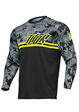 Bluza enduro dziecięca Thor Sector Digi Camo czarna