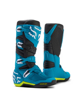 Buty enduro Fox Comp czarno-niebiesko-żółte