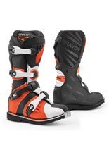 Buty enduro dziecięce Forma Gravity czarno-pomarańczowe