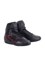 Buty motocyklowe Alpinestars Faster-3 Rideknit czarno-szaro-czerwone