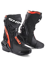 Buty motocyklowe Shima VRX-3 czarno-fluo czerwone