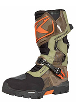 Buty motocyklowe adventure Klim Adventure GTX zielono-pomarańczowe