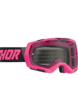 Gogle motocyklowe Thor Regiment fluo różowo-czarne