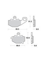 KLOCKI HAMULCOWE SBS 611 LS