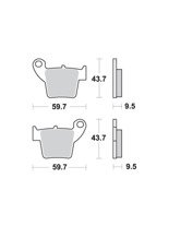 KLOCKI HAMULCOWE SBS 777 RSI