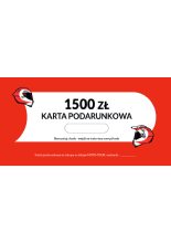 Karta podarunkowa o wartości 1500,- PLN