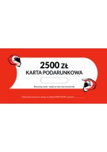 Karta podarunkowa o wartości 2500,- PLN