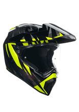 Kask enduro AGV AX9 Steppa czarno-szaro-żółty